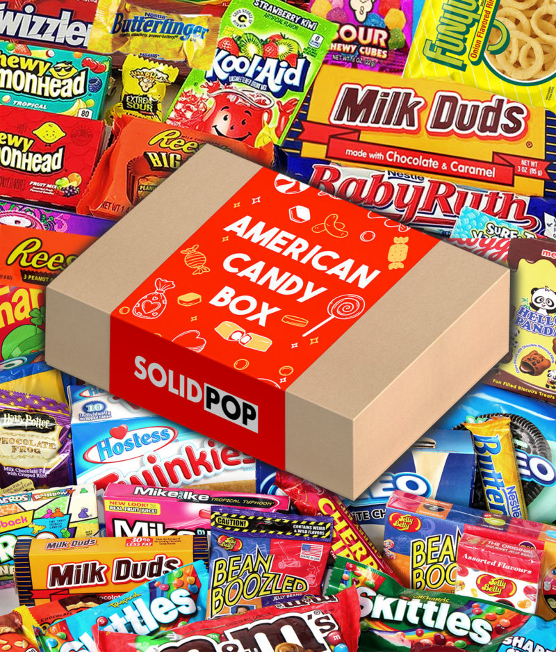 American Candy and Snacks Mystery Box Bestsellers america