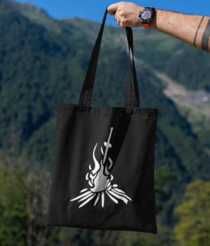 Bonfire Tote Bag – Dark Souls Accessories accessory