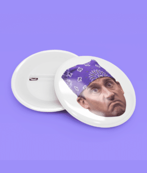 Prison Mike – The Office Pin / Fridge Magnet Accessories accessory