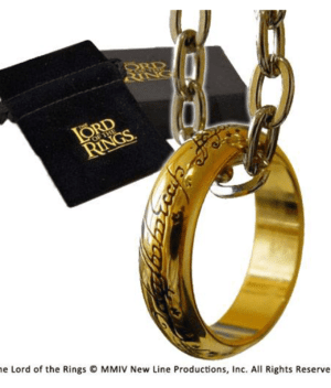 Lord of the Rings Ring The One Ring (gold plated) Collectibles & Figures gold