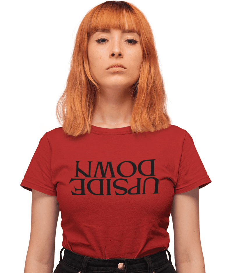 Upside Down T-shirt Clothing demogorgon