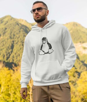 Tux The Linux Penguin Hoodie Clothing coders