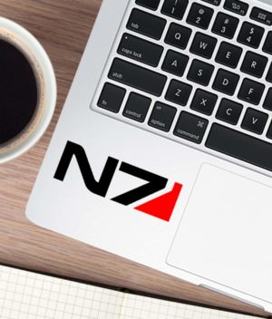N7 Vinyl Decal – Mass Effect Sticker Gaming commander shepard