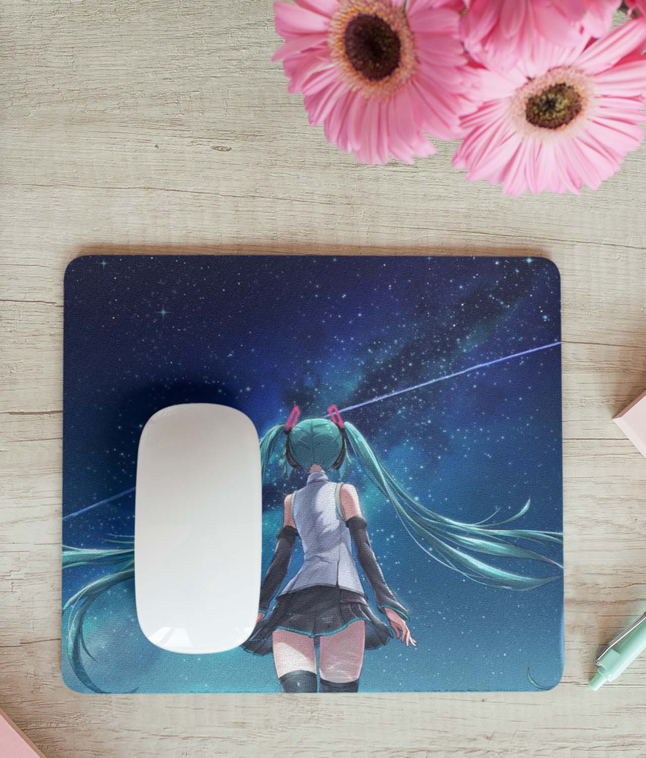 hatsune miku mouse pad