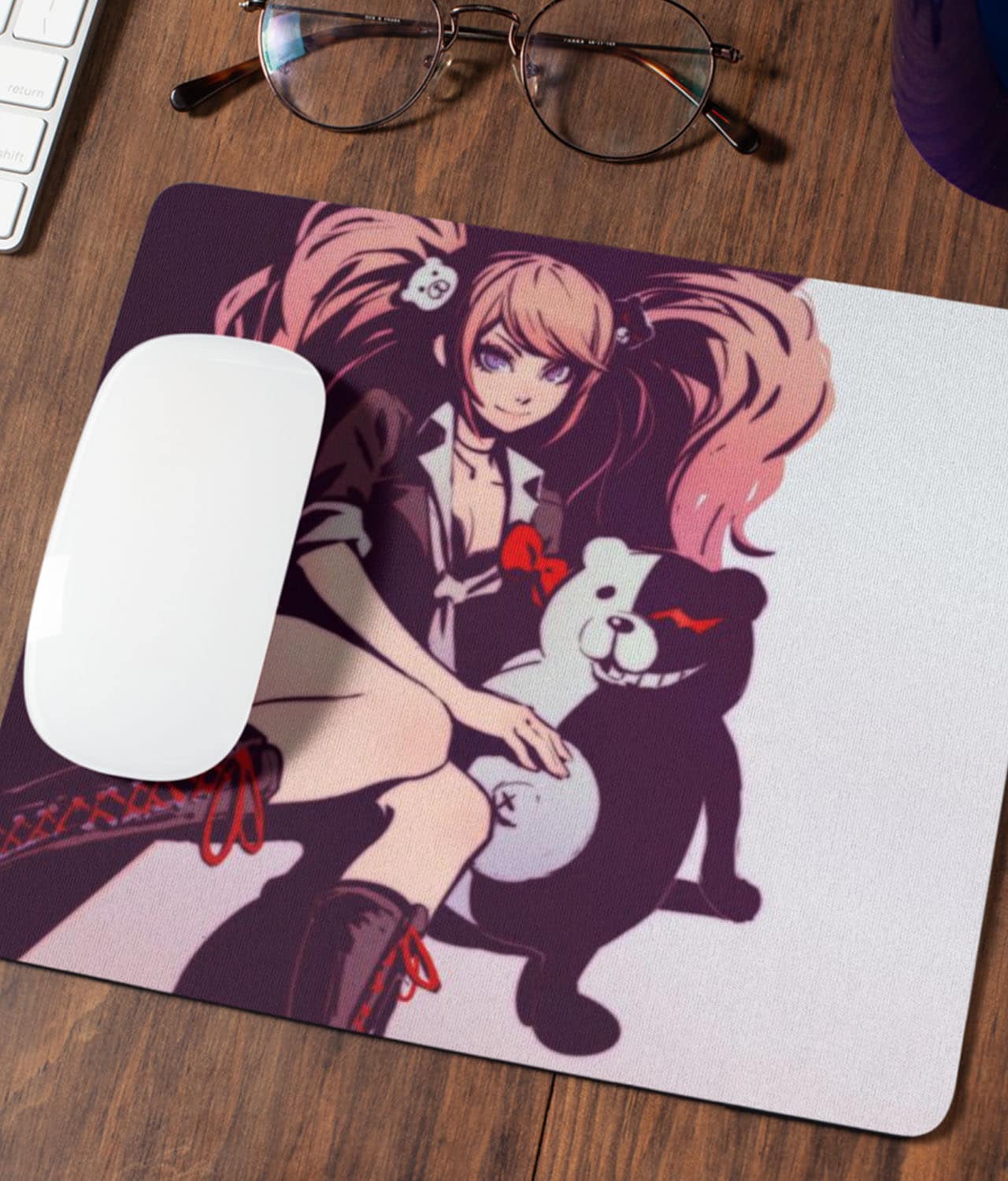 Danganronpa Anime Girl Mouse Pad Junko Enoshima Keyboard Mat Game Playmat ZD44