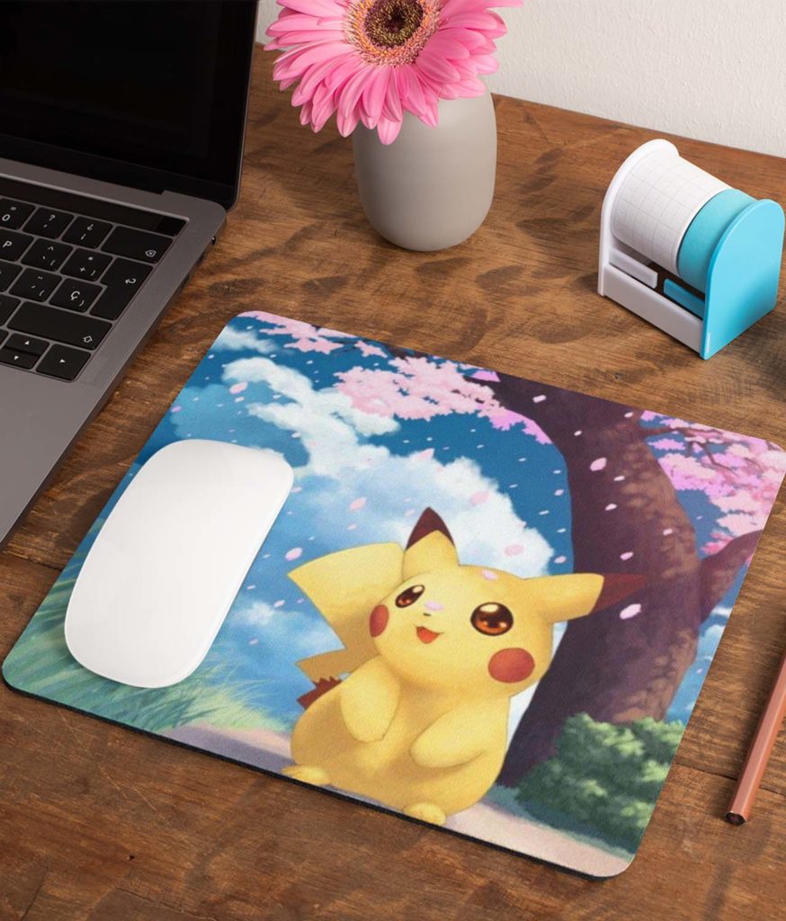 Pikachu Sakura Tree Mousepad
