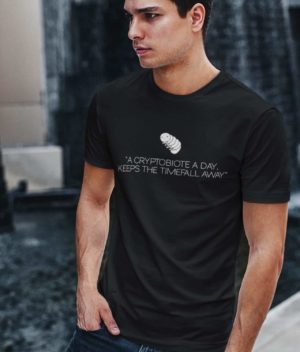 One Cryptobiote a Day Keeps The Timefall Away Shirt – Death Stranding Merch Fanmade Clothing cryptobiote