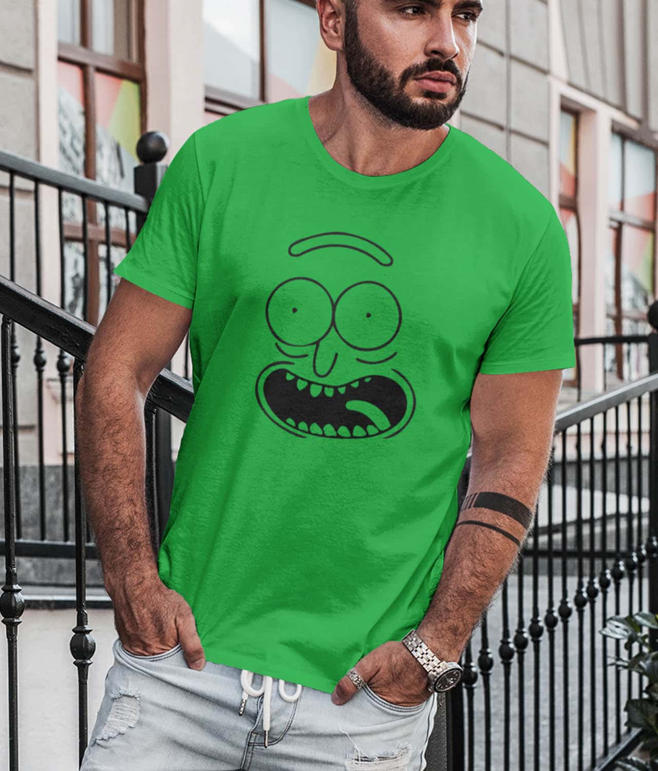 Buy Pickle Rick T-Shirt • SOLIDPOP