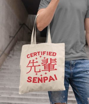 Certified Senpai Tote Bag Accessories anime