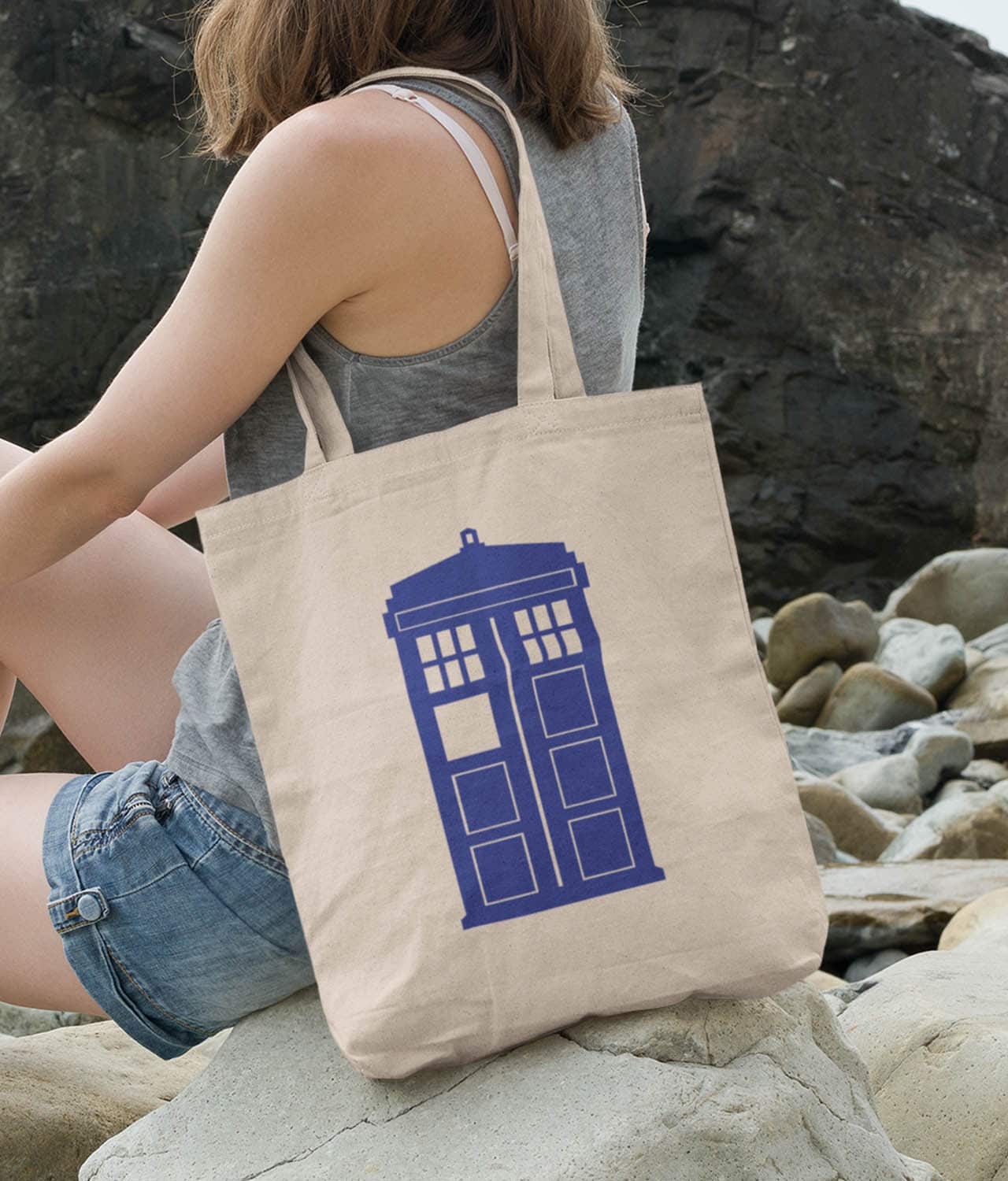 Doctor Who Tardis BBC Tote Bag Shopping Bag Reusable Bag 
