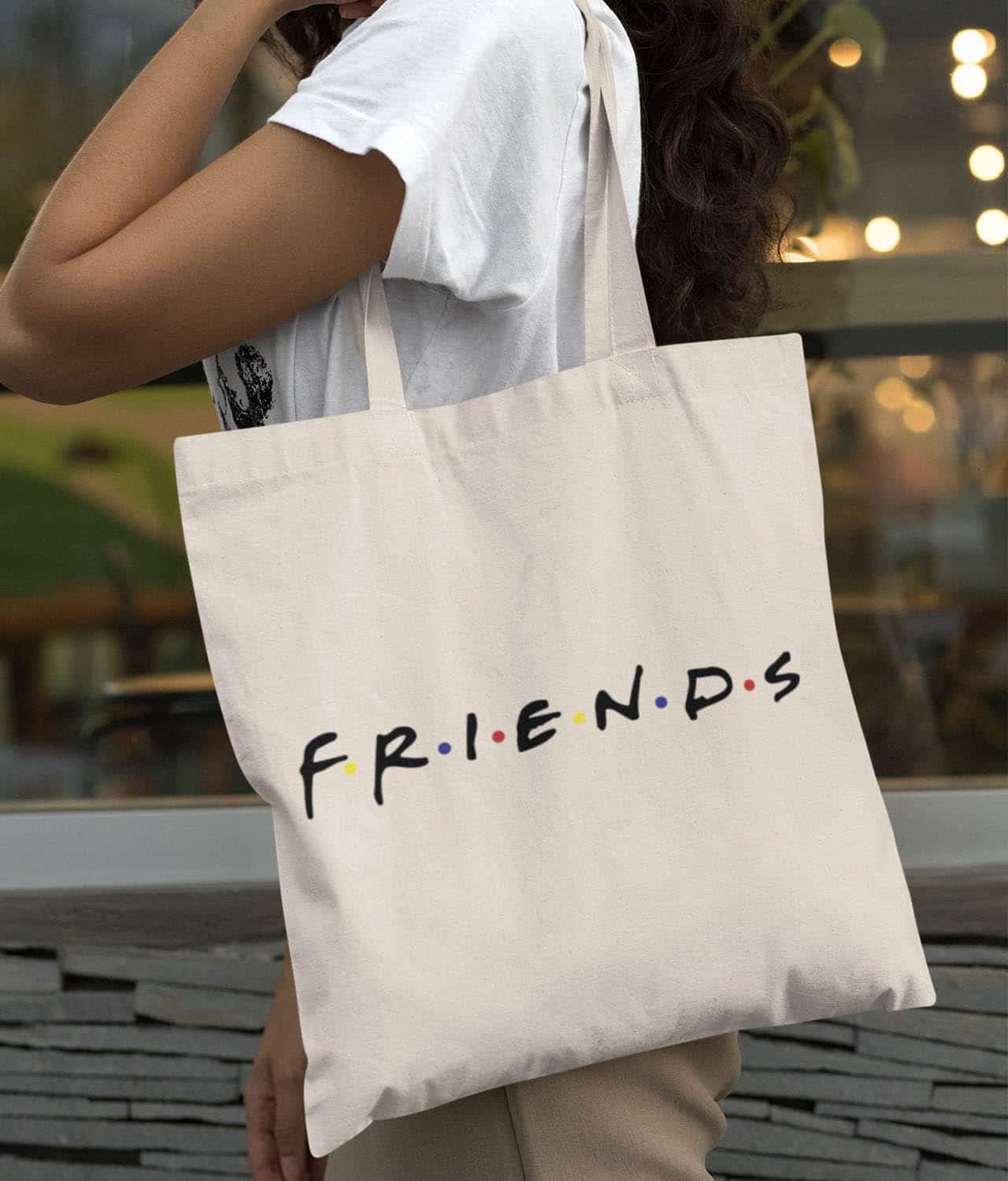 Spreadshirt Friends Logo Tote Bag