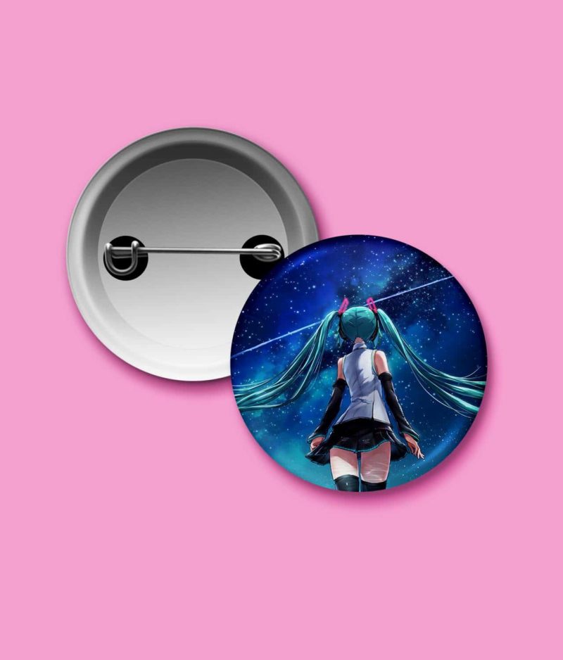 Miku Hatsune Pin / Fridge Magnet Accessories accessory