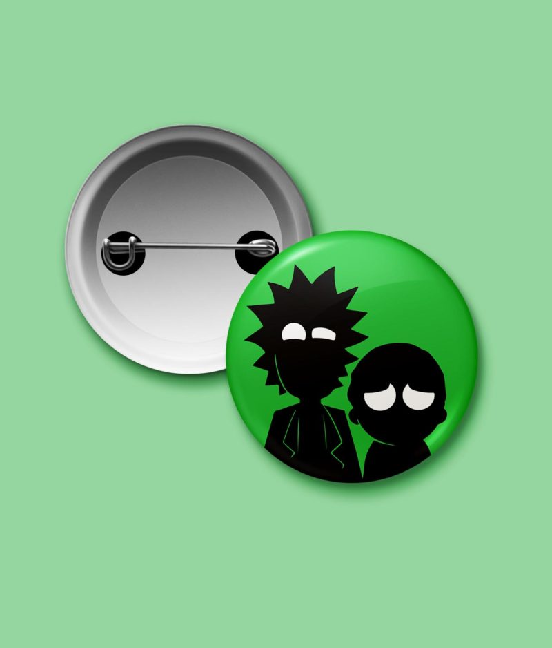 Rick and Morty Pin / Fridge Magnet Accessories accessory