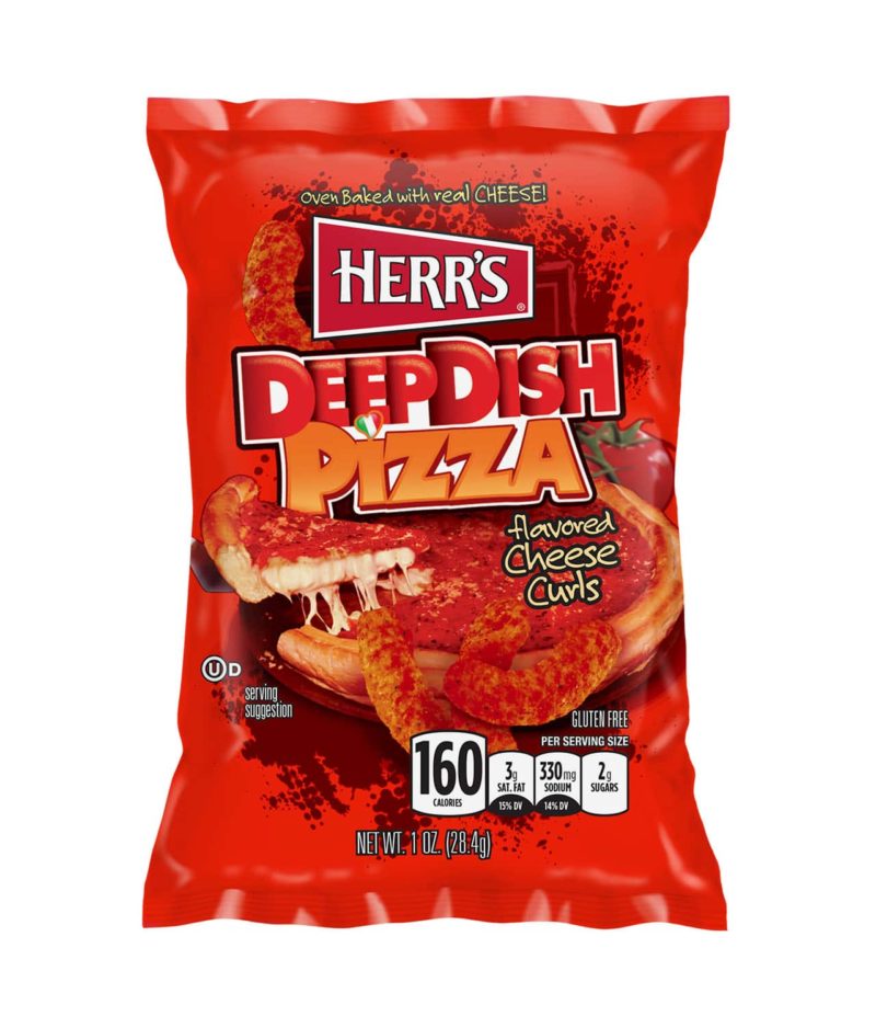 Herr’s Deep Dish Pizza Cheese Curl American Snacks american