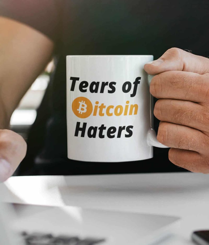 Tears of Bitcoin Haters Mug Home & Office bitcoin