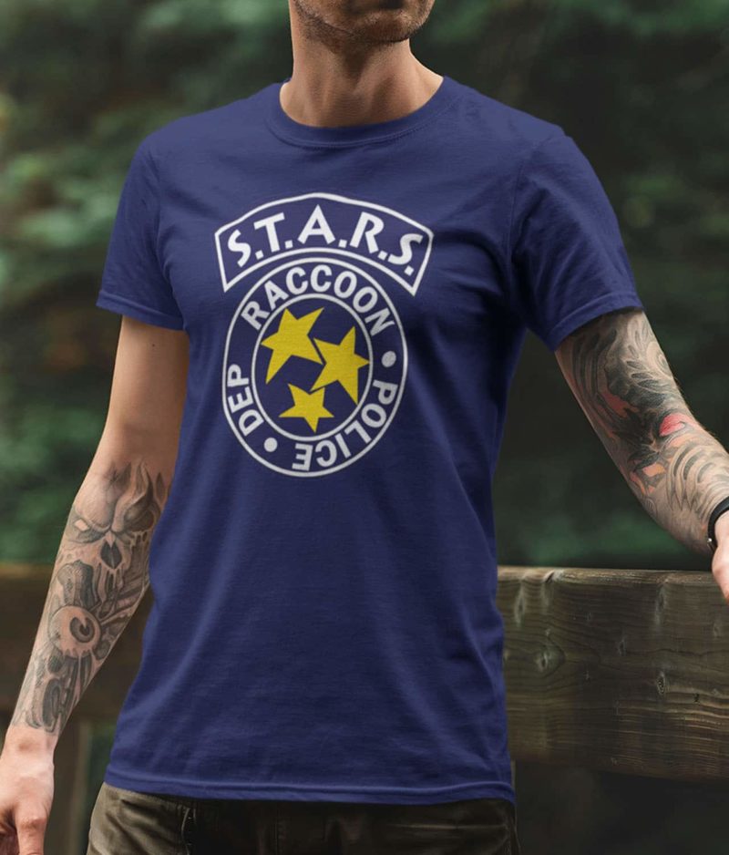 STARS Raccoon Police Department Tshirt Clothing biohazard