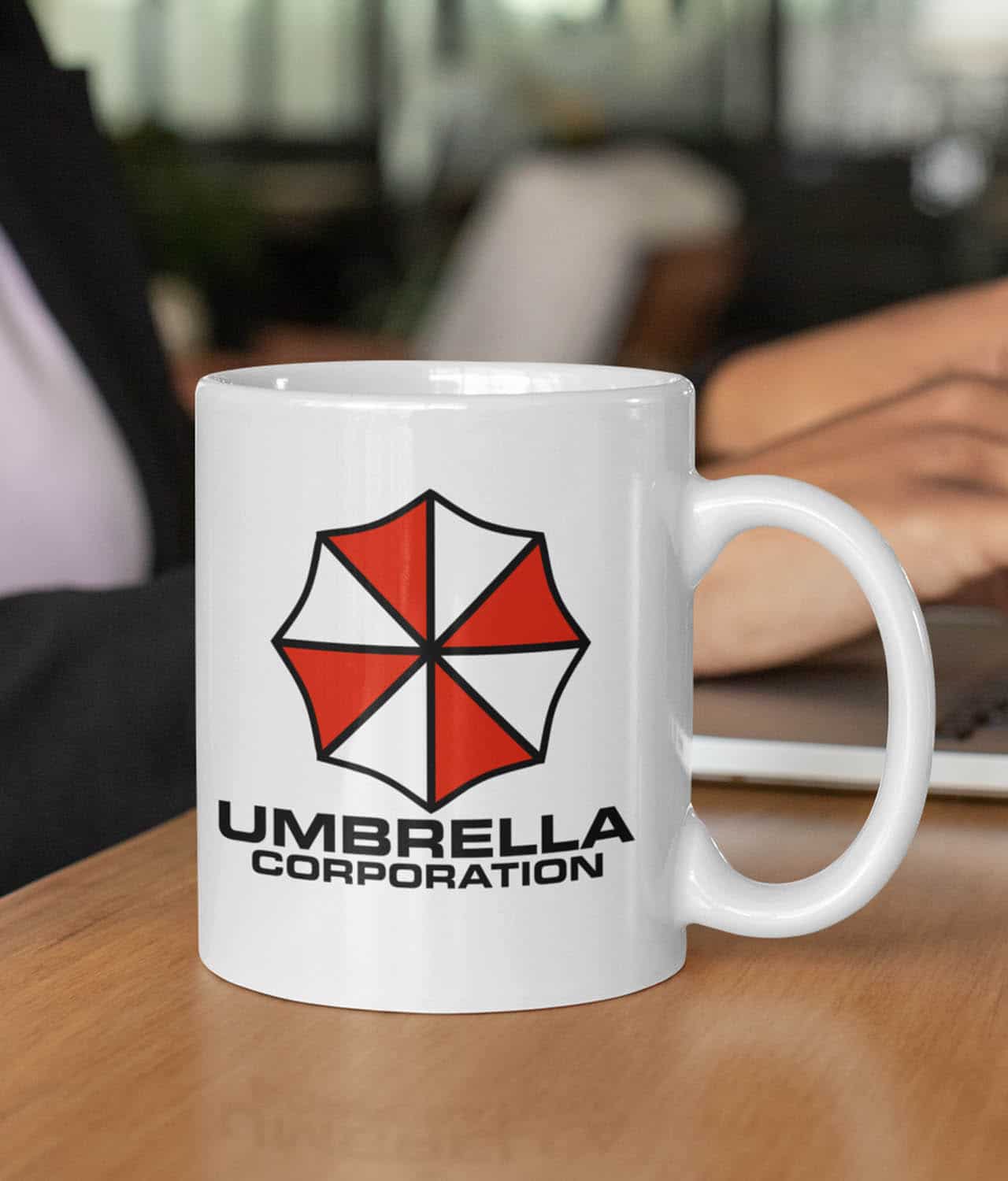 Resident Evil Umbrella Mug RPD Racoon Police Dept Game Gaming 