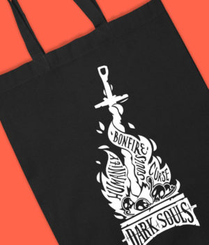 Bonfire Dark Souls Inspired Tote Bag Accessories bag