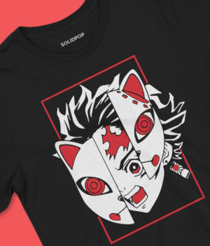 Tanjiro Fox Mask – Demon Slayer T-Shirt Anime anime