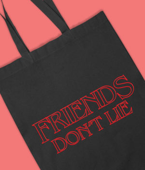 Friends Don’t Lie – Stranger Things Tote Bag Accessories bag