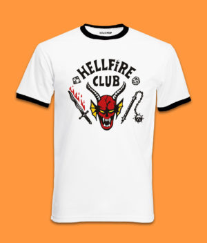 Hellfire Club - Stranger Things Ringer T-Shirt