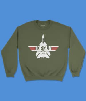Top Gun Khaki Sweater Clothing hooded