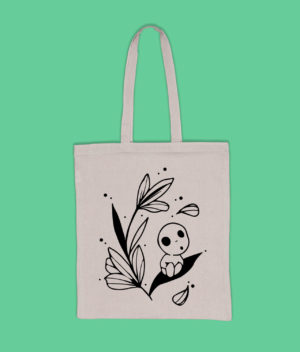 Kodama Tree Spirit – Princess Mononoke Tote Bag Accessories bag