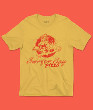 Surfer Boy Pizza T-Shirt – Stranger Things Clothing shirt