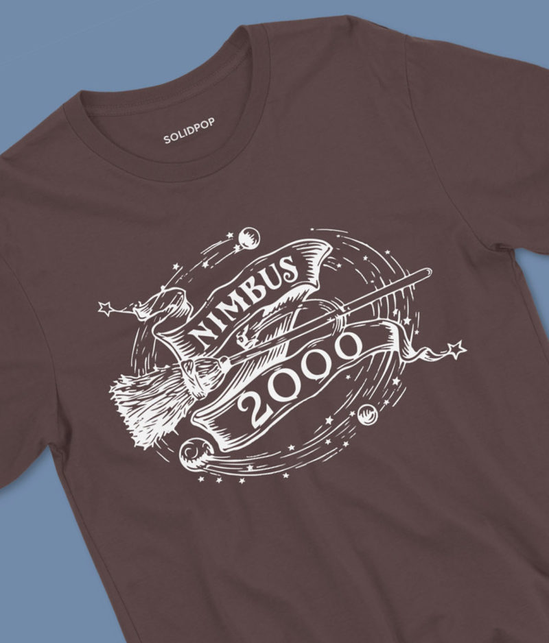 Nimbus 2000 Broomstick – Harry Potter T-Shirt Clothing Harry Potter
