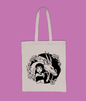 Chihiro and Haku – Spirited Away Tote Bag Accessories bag
