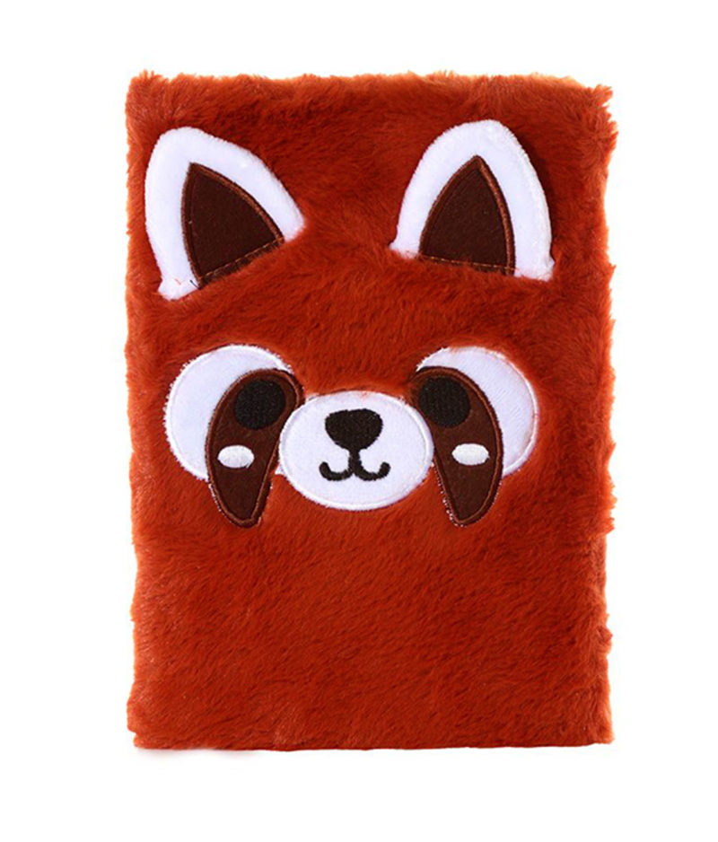 Red Panda Fuzzy Notebook Kawaii animal