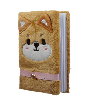 Shiba Inu Fuzzy Notebook Kawaii animal