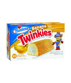 Hostess Banana Twinkie Box of 10 American Candy american