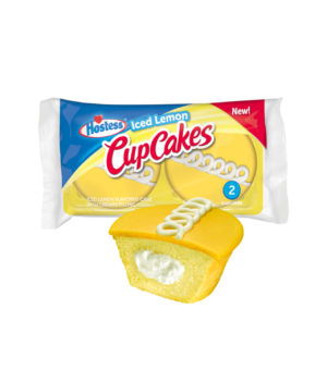 Hostess CupCakes Iced Lemon 2 Pack American Candy american
