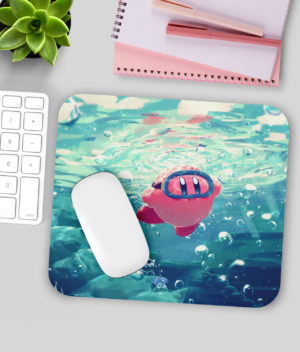 Kirby Underwater Mousepad Gaming gaming