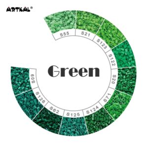 Artkal Beads – Green Brown colors Artkal Fuse Beads artkal