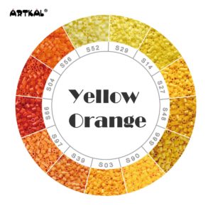 Artkal Beads – Yellow Orange colors Artkal Fuse Beads artkal